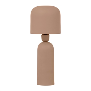 shroom terracotta metal table lamp