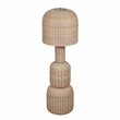TOV Furniture Kootu Hand-Woven Rattan Floor Lamp in Natural