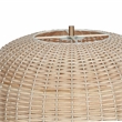 TOV Furniture Kootu Hand-Woven Rattan Floor Lamp in Natural