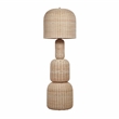 TOV Furniture Kootu Hand-Woven Rattan Floor Lamp in Natural