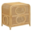 Tina Natural Rattan Nightstand