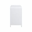Patty White Rattan 6 Drawer Dresser