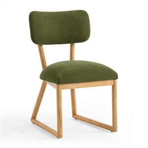Bobbie Green Recycled Fabric Dining Chair