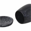Rounded Black Swirl Resin Kiddush Cup