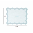 TOV Sea Blue Wavy Fabric Challah Cover