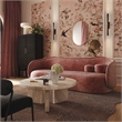Circe Mauve Textured Velvet Sofa