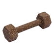Gabby Speckled Brick Red Decorative Dumbbell