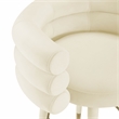 Betty Cream Velvet Barstool