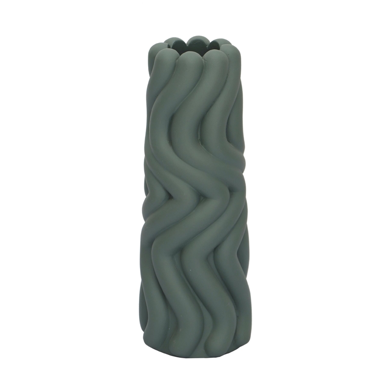 Gabby Green Concrete Vase