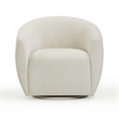 Jordan Cream Velvet Swivel Chair