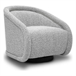 Rory Gray Boucle Swivel Chair