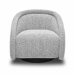 Rory Gray Boucle Swivel Chair