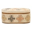Olivier Cotton Oval Storage Ottoman