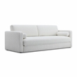 TOV Furniture Ryan Boucle Fabric Upholstered Sofa Bed in Cream