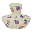 Cotton Mache Vase in Spring Blossoms