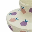 Cotton Mache Vase in Spring Blossoms