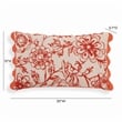 Portia Orange Embroidered Cotton Flex 20