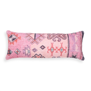 Persi Pink Cotton 27&quot x 10&quot Bolster Pillow