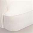 Kristen Cream Upcycled Chenille Rolling Desk Chair