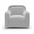 Charli Gray Boucle Swivel Chair