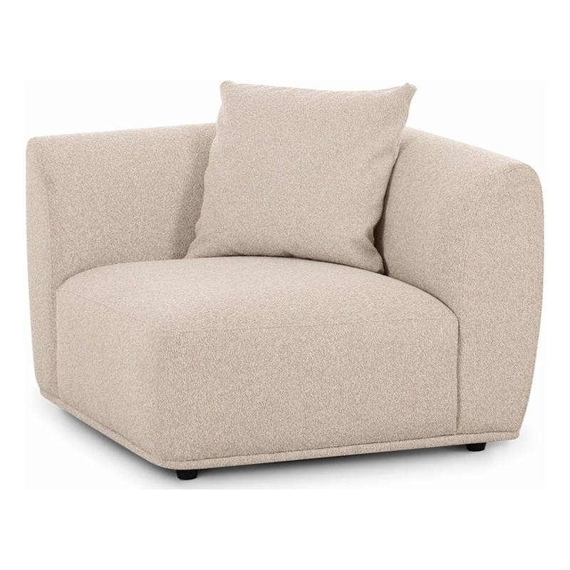 Sylvie Cream Boucle Corner Chair