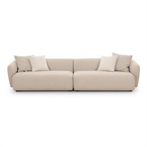 Sylvie Cream Boucle 4-Seater Sofa