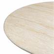 Brut Travertine Pattern Indoor/Outdoor Dining Table