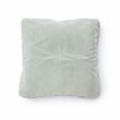 Tipsy Mint Green Upcycled Chenille 20 x 20 inch Square Floppy Pillow