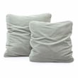 Tipsy Mint Green Upcycled Chenille 20 x 20 inch Square Floppy Pillow