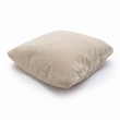 Tipsy Taupe Upcycled Chenille 20 x 20 inch Square Floppy Pillow