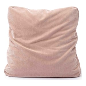 Tipsy Rose Upcycled Chenille 24 x 24 inch Square Floppy Pillow