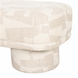 Lena Cream Jacquard Bench