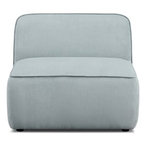 Travie Seafoam Performance Corduroy Velvet Armless Chair