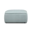 Travie Light Green Performance Corduroy Velvet Ottoman