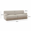 Yvette Cream Boucle Upholstered Modular Sofa