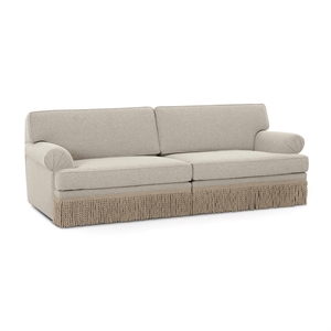 Yvette Cream Boucle Upholstered Modular Sofa