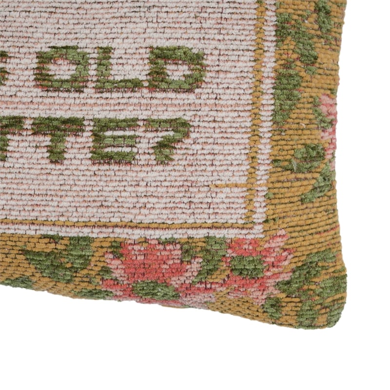 Oh This Old Schmatte Jacquard Cotton Pillow