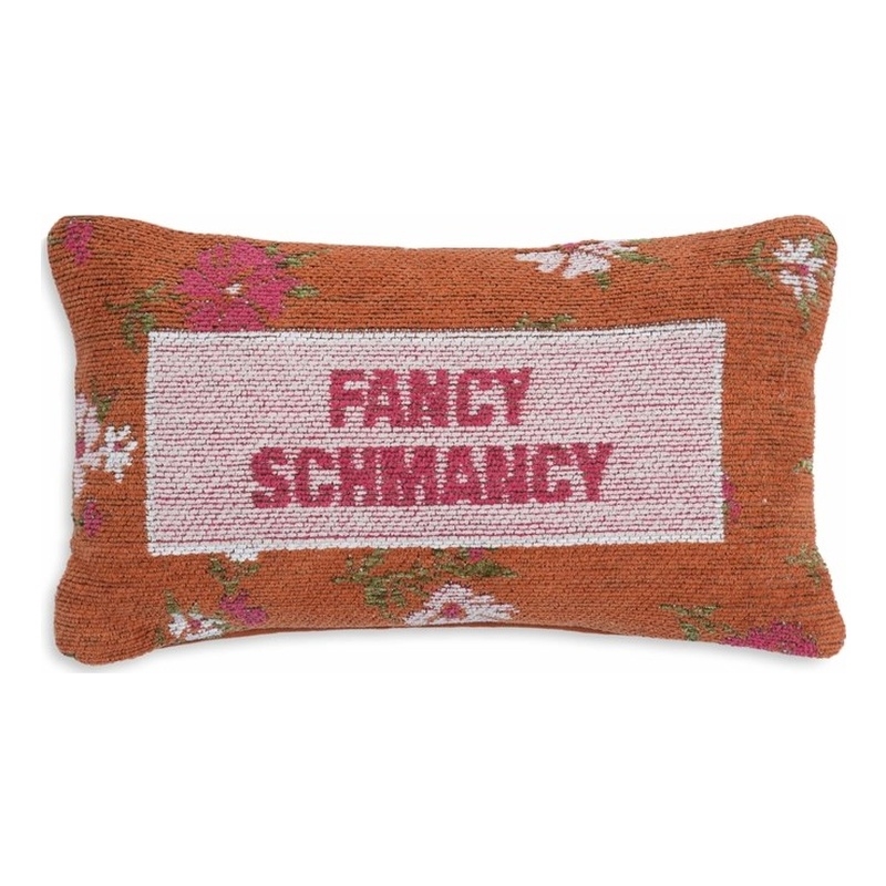 Fancy Schmancy Jacquard Cotton Pillow
