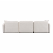 Travie White Sand Performance Corduroy Velvet Modular Sofa