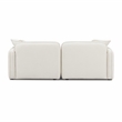 Travie Sand Upcycled Linen Modular Loveseat