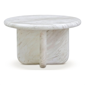 Juju Marble Indoor/Outdoor 24 inch Round Tall Coffee Table