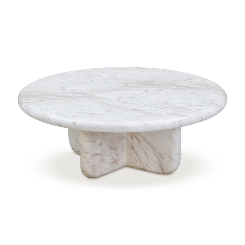 Juju Marble Indoor/Outdoor 32 inch Round Short Coffee Table