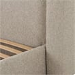 Babette Tan Boucle King Bed