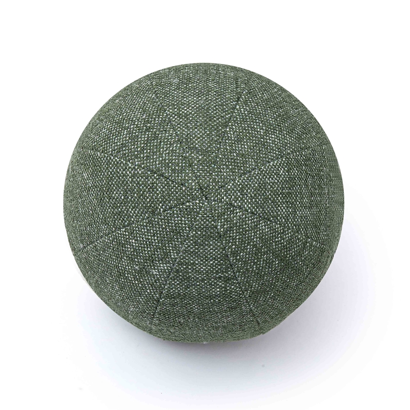 Boba Forest Green Textured Basketweave 9 inch Pillow