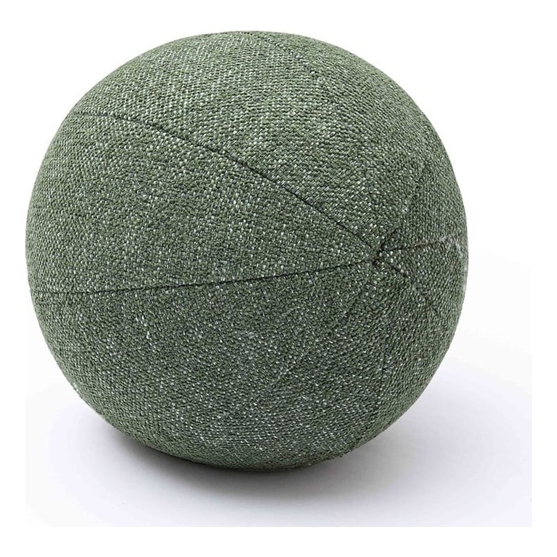 Boba Forest Green Textured Basketweave 9 inch Pillow