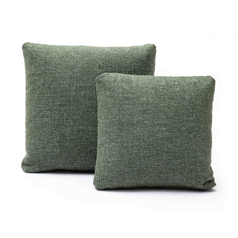Malolo Green Basketweave 20 inch Square Vegan-Down Pillow