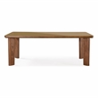 Oani Walnut and Glass Long Dining Table