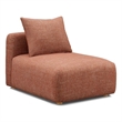 Hangover Sedona Red Textured Fabric Modular Armless Chair
