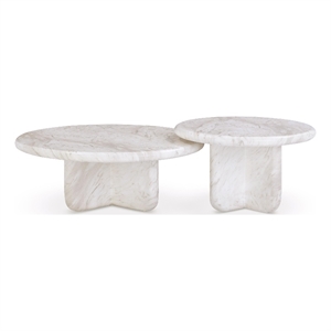 Juju Nesting Indoor/Outdoor Marble Coffee Tables