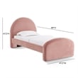 Moon Rose Upcycled Chenille Twin Bed